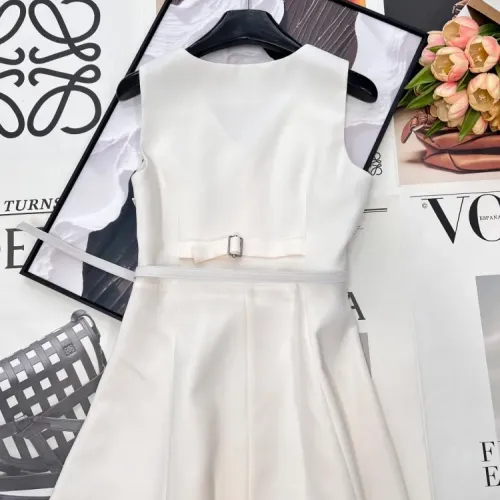Replica Christian Dior Dresses Sleeveless For Women #1453260 $130.00 USD for Wholesale