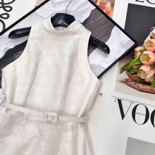 Replica Christian Dior Dresses Sleeveless For Women #1453268 $118.00 USD for Wholesale