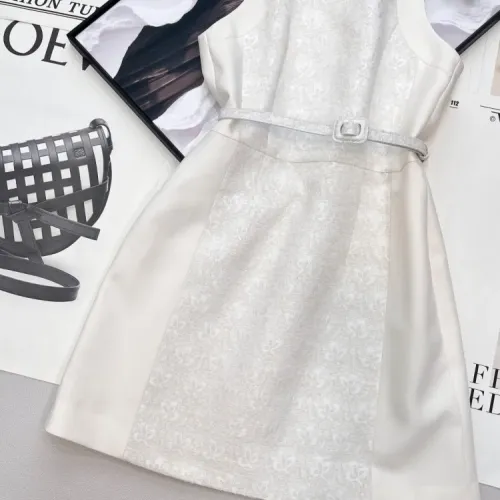 Replica Christian Dior Dresses Sleeveless For Women #1453268 $118.00 USD for Wholesale