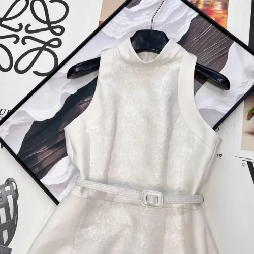 Replica Christian Dior Dresses Sleeveless For Women #1453268 $118.00 USD for Wholesale