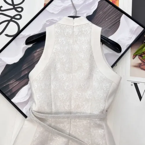 Replica Christian Dior Dresses Sleeveless For Women #1453268 $118.00 USD for Wholesale
