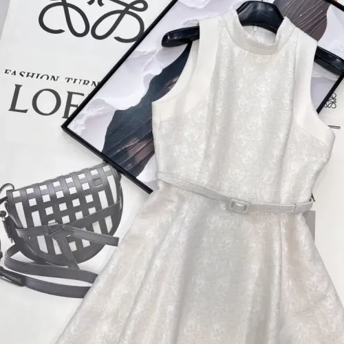 Replica Christian Dior Dresses Sleeveless For Women #1453283 $140.00 USD for Wholesale