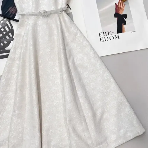 Replica Christian Dior Dresses Sleeveless For Women #1453283 $140.00 USD for Wholesale