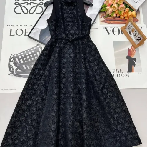 Wholesale Christian Dior Dresses Sleeveless For Women #1453284 $140.00 USD, Wholesale Quality Replica Christian Dior Dresses