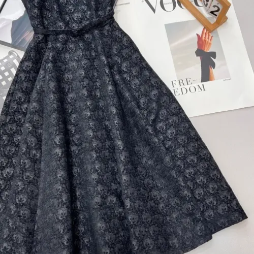 Replica Christian Dior Dresses Sleeveless For Women #1453284 $140.00 USD for Wholesale