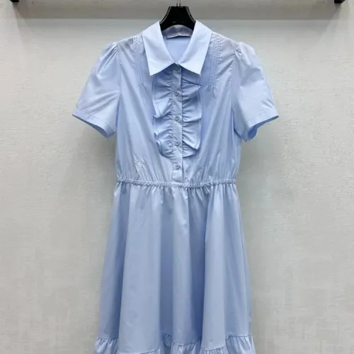 Wholesale Christian Dior Dresses Short Sleeved For Women #1453285 $122.00 USD, Wholesale Quality Replica Christian Dior Dresses