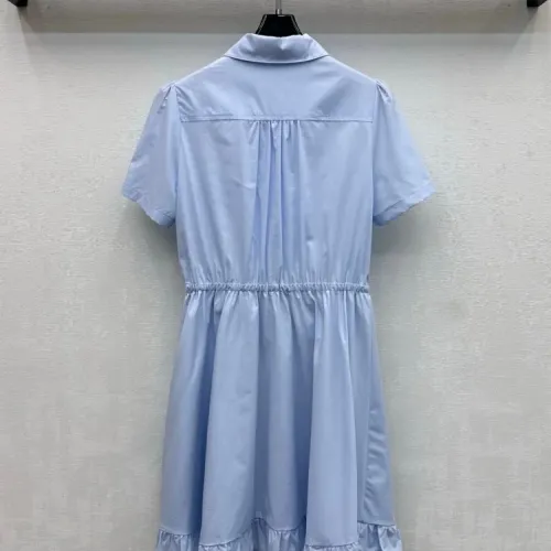 Replica Christian Dior Dresses Short Sleeved For Women #1453285 $122.00 USD for Wholesale