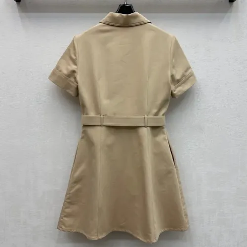 Replica Christian Dior Dresses Short Sleeved For Women #1453286 $118.00 USD for Wholesale