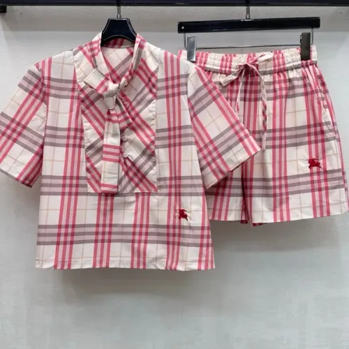 Wholesale Burberry Tracksuits Short Sleeved For Women #1453297 $145.00 USD, Wholesale Quality Replica Burberry Tracksuits