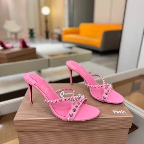 Replica Christian Louboutin CL Slippers For Women #1453301 $108.00 USD for Wholesale