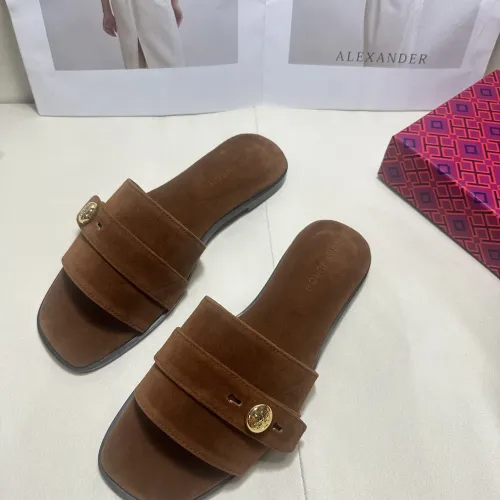 Replica Tory Burch Slippers For Women #1453349 $64.00 USD for Wholesale