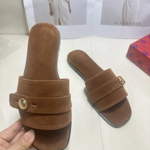 Replica Tory Burch Slippers For Women #1453349 $64.00 USD for Wholesale