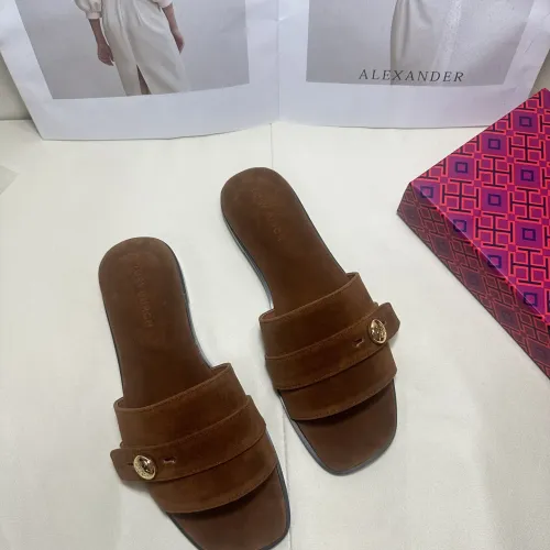 Replica Tory Burch Slippers For Women #1453349 $64.00 USD for Wholesale