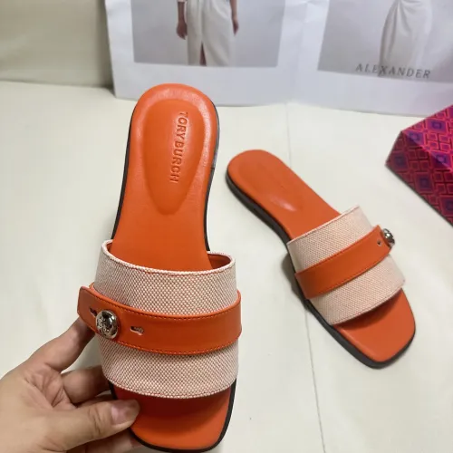 Replica Tory Burch Slippers For Women #1453351 $64.00 USD for Wholesale