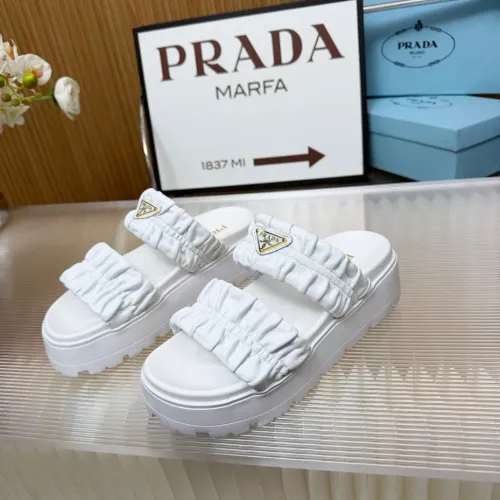 Wholesale Prada Slippers For Women #1453353 $96.00 USD, Wholesale Quality Replica Prada Slippers