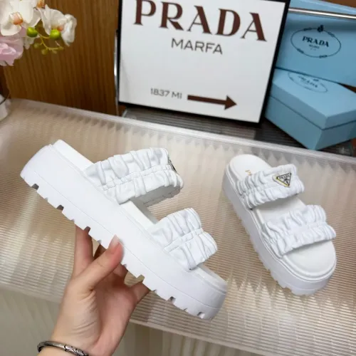 Replica Prada Slippers For Women #1453353 $96.00 USD for Wholesale