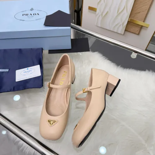 Wholesale Prada High-heeled Shoes For Women #1453364 $102.00 USD, Wholesale Quality Replica Prada High-heeled Shoes