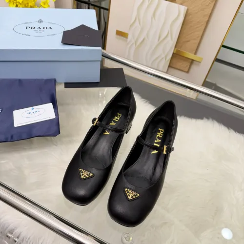 Replica Prada High-heeled Shoes For Women #1453365 $102.00 USD for Wholesale