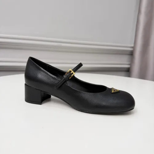 Replica Prada High-heeled Shoes For Women #1453365 $102.00 USD for Wholesale
