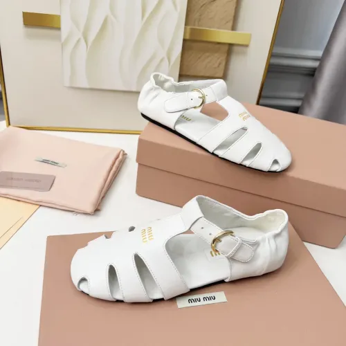 Replica MIU MIU Sandal For Women #1453383 $100.00 USD for Wholesale
