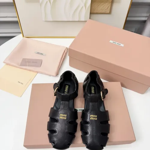 Replica MIU MIU Sandal For Women #1453384 $100.00 USD for Wholesale