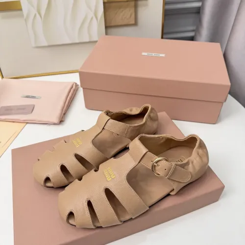 Wholesale MIU MIU Sandal For Women #1453385 $100.00 USD, Wholesale Quality Replica MIU MIU Sandal