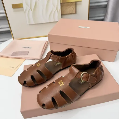 Wholesale MIU MIU Sandal For Women #1453386 $100.00 USD, Wholesale Quality Replica MIU MIU Sandal