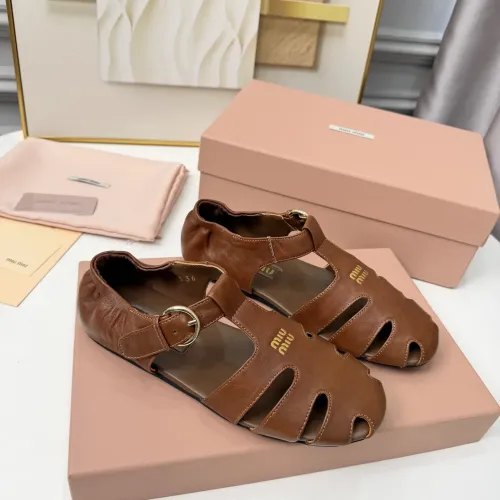 Replica MIU MIU Sandal For Women #1453386 $100.00 USD for Wholesale