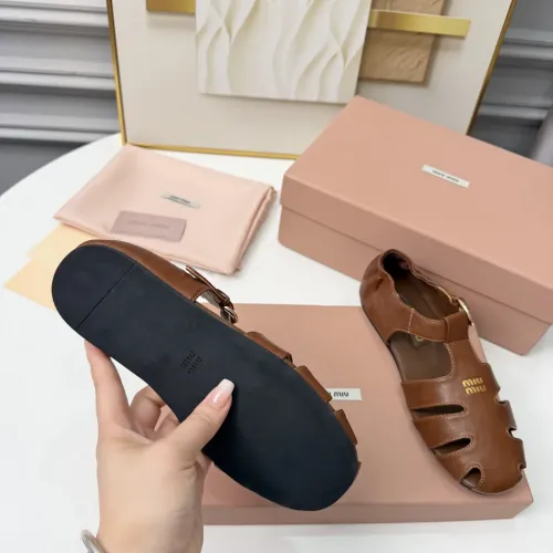 Replica MIU MIU Sandal For Women #1453386 $100.00 USD for Wholesale