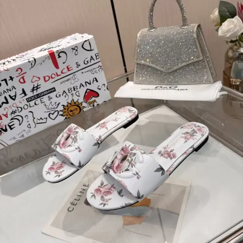 Wholesale Dolce &amp; Gabbana D&amp;G Slippers For Women #1453389 $85.00 USD, Wholesale Quality Replica Dolce &amp; Gabbana D&amp;G Slippers