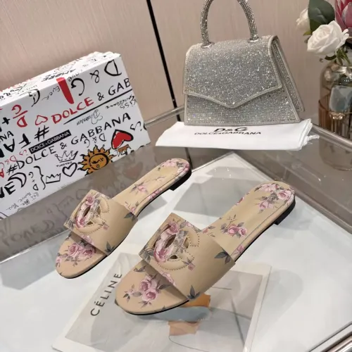 Wholesale Dolce &amp; Gabbana D&amp;G Slippers For Women #1453390 $85.00 USD, Wholesale Quality Replica Dolce &amp; Gabbana D&amp;G Slippers