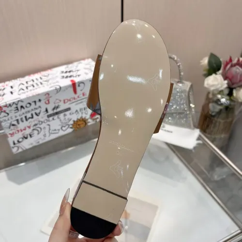 Replica Dolce & Gabbana D&G Slippers For Women #1453391 $85.00 USD for Wholesale