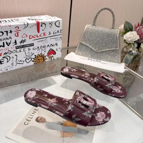 Replica Dolce & Gabbana D&G Slippers For Women #1453392 $85.00 USD for Wholesale