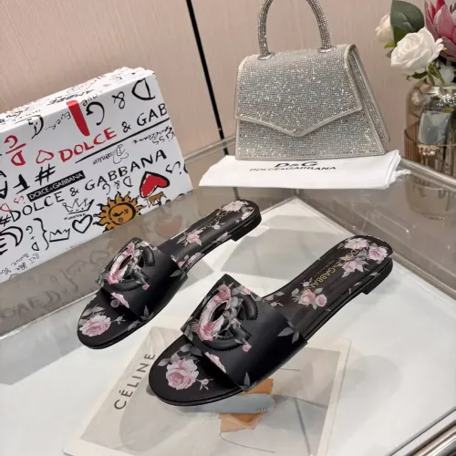 Wholesale Dolce &amp; Gabbana D&amp;G Slippers For Women #1453393 $85.00 USD, Wholesale Quality Replica Dolce &amp; Gabbana D&amp;G Slippers