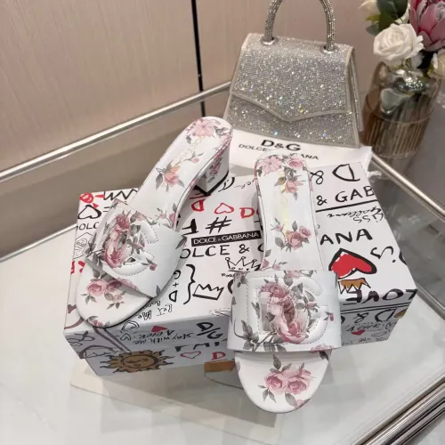 Replica Dolce & Gabbana D&G Slippers For Women #1453394 $88.00 USD for Wholesale