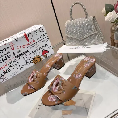 Wholesale Dolce &amp; Gabbana D&amp;G Slippers For Women #1453396 $88.00 USD, Wholesale Quality Replica Dolce &amp; Gabbana D&amp;G Slippers