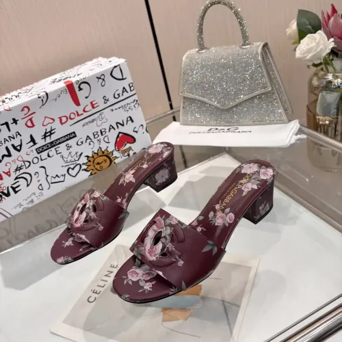 Wholesale Dolce &amp; Gabbana D&amp;G Slippers For Women #1453397 $88.00 USD, Wholesale Quality Replica Dolce &amp; Gabbana D&amp;G Slippers