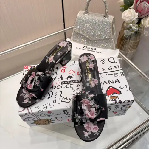 Replica Dolce & Gabbana D&G Slippers For Women #1453398 $88.00 USD for Wholesale