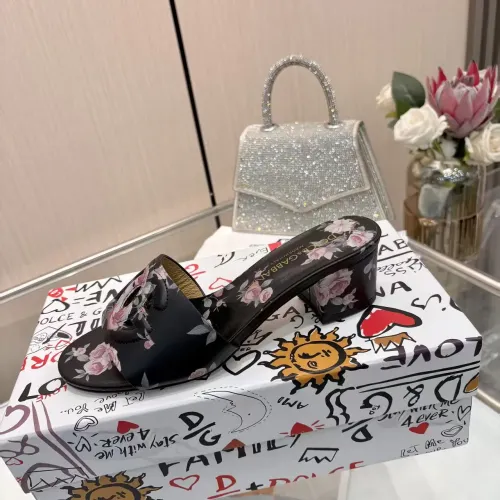 Replica Dolce & Gabbana D&G Slippers For Women #1453398 $88.00 USD for Wholesale