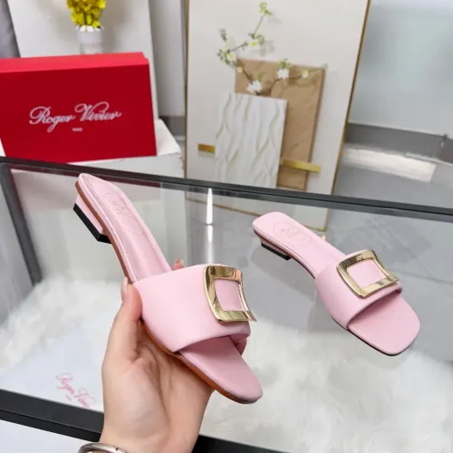 Replica Roger Vivier Slippers For Women #1453412 $82.00 USD for Wholesale