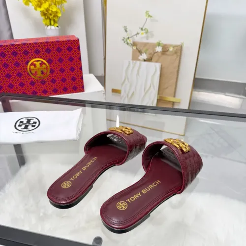 Replica Tory Burch Slippers For Women #1453418 $82.00 USD for Wholesale