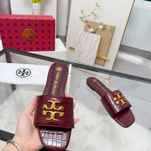 Replica Tory Burch Slippers For Women #1453418 $82.00 USD for Wholesale