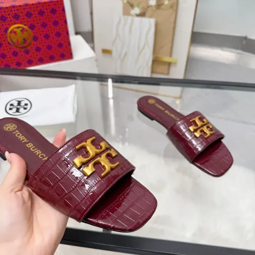 Replica Tory Burch Slippers For Women #1453418 $82.00 USD for Wholesale
