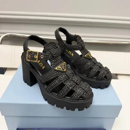 Replica Prada Sandal For Women #1453423 $122.00 USD for Wholesale