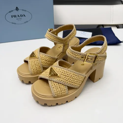 Wholesale Prada Sandal For Women #1453424 $115.00 USD, Wholesale Quality Replica Prada Sandal