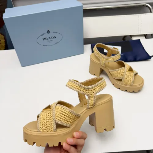 Replica Prada Sandal For Women #1453424 $115.00 USD for Wholesale