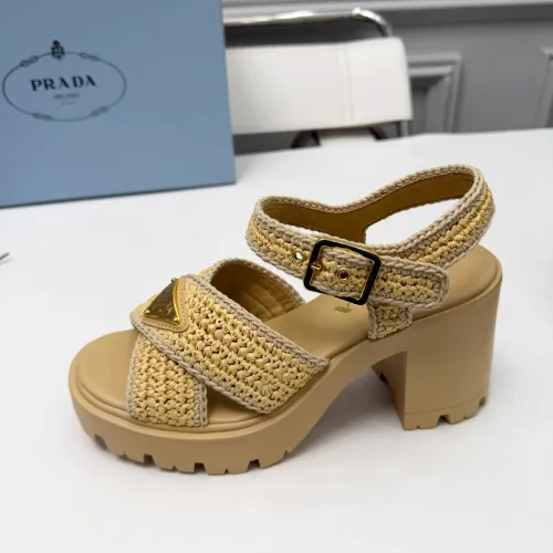 Replica Prada Sandal For Women #1453424 $115.00 USD for Wholesale