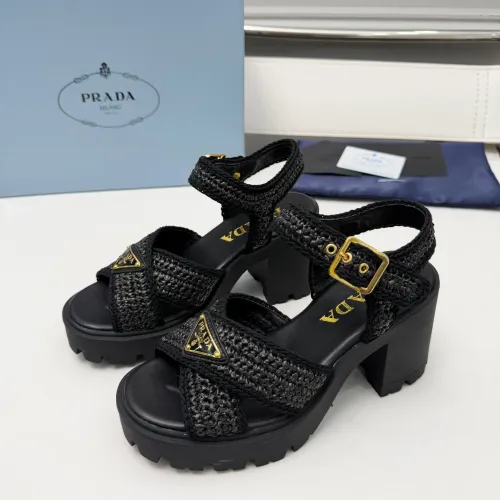 Wholesale Prada Sandal For Women #1453425 $115.00 USD, Wholesale Quality Replica Prada Sandal