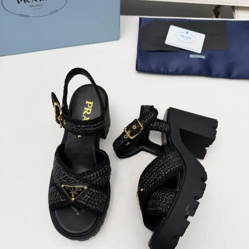 Replica Prada Sandal For Women #1453425 $115.00 USD for Wholesale