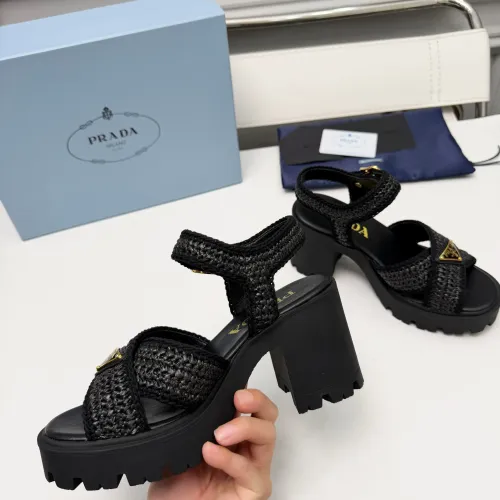 Replica Prada Sandal For Women #1453425 $115.00 USD for Wholesale